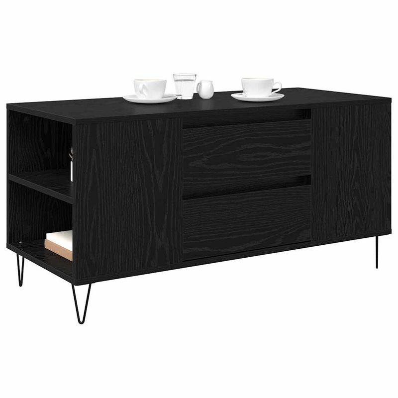 Casa si Gradina - Mobilier - Mese si birouri - Masute de cafea - Masa de cafea Stejar Negru 102 x 44,5 x 50 cm Lemn compozit - Infinity.ro