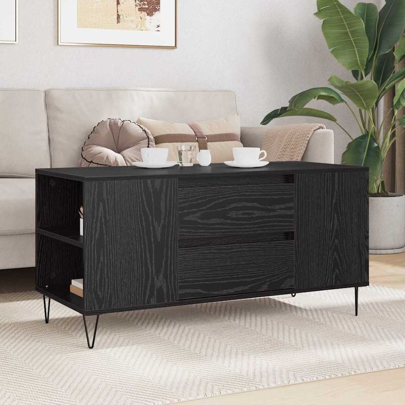 Casa si Gradina - Mobilier - Mese si birouri - Masute de cafea - Masa de cafea Stejar Negru 102 x 44,5 x 50 cm Lemn compozit - Infinity.ro
