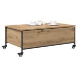 Casa si Gradina - Mobilier - Mese si birouri - Masute de cafea - Masa de cafea Stejar Artizanal 91 x 55 x 32 cm Lemn compozit - Infinity.ro
