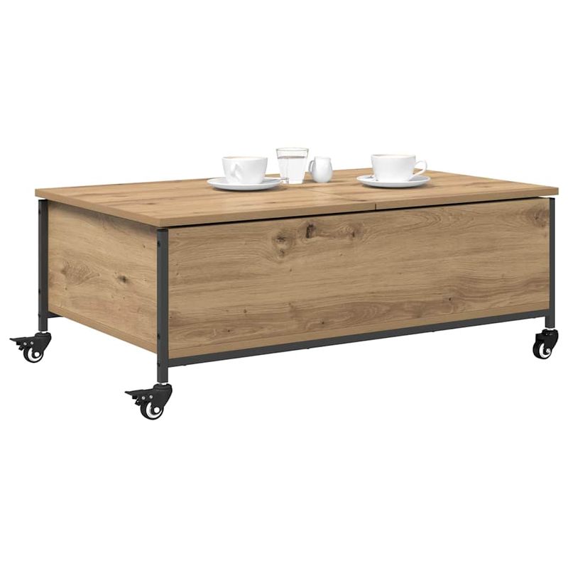 Casa si Gradina - Mobilier - Mese si birouri - Masute de cafea - Masa de cafea Stejar Artizanal 91 x 55 x 32 cm Lemn compozit - Infinity.ro
