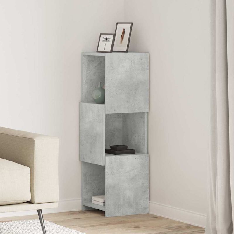 Casa si Gradina - Mobilier - Dulapuri si sifoniere - Dulapuri - Dulap de colt Alb 30,5x30x95cm Lemn compozit - Infinity.ro
