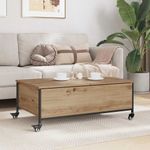 Casa si Gradina - Mobilier - Mese si birouri - Masute de cafea - Masa de cafea Stejar Artizanal 91 x 55 x 32 cm Lemn compozit - Infinity.ro