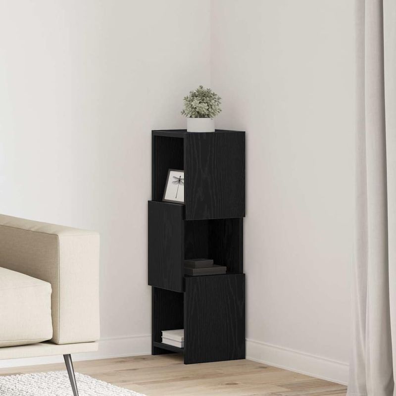 Casa si Gradina - Mobilier - Dulapuri si sifoniere - Dulapuri - Dulap de colt Alb 25,5x25x80cm Lemn compozit - Infinity.ro