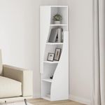 Casa si Gradina - Mobilier - Dulapuri si sifoniere - Dulapuri - Dulap de colt Alb 32x32x140cm Lemn compozit - Infinity.ro