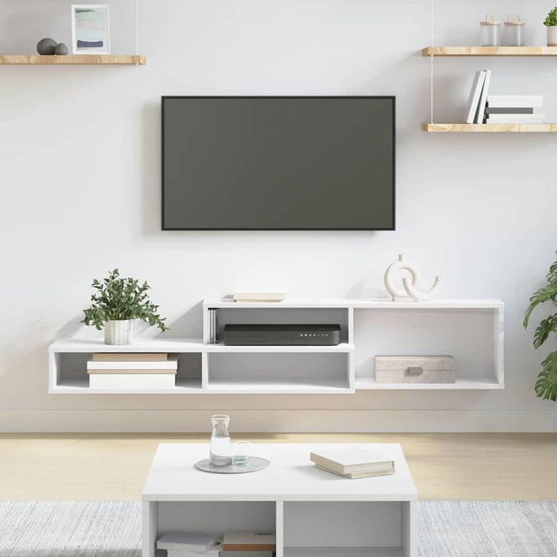 Casa si Gradina - Mobilier - Comode si corpuri - Comode - SuportTVdeperete 150x25x28,5cm Lemn compozit - Infinity.ro