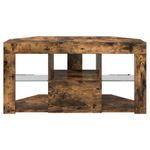 Casa si Gradina - Mobilier - Comode si corpuri - Comode - Sifonier LED pentru TV coltar Stejar fumuriu 105 x 40 x 50 cm - Infinity.ro