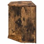 Casa si Gradina - Mobilier - Comode si corpuri - Comode - Sifonier LED pentru TV coltar Stejar fumuriu 105 x 40 x 50 cm - Infinity.ro