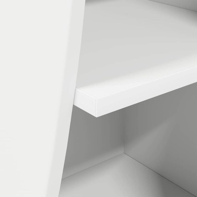 Casa si Gradina - Mobilier - Dulapuri si sifoniere - Dulapuri - Dulap de colt Alb 32x32x102cm Lemn compozit - Infinity.ro