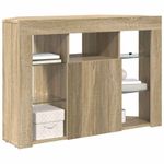 Casa si Gradina - Mobilier - Comode si corpuri - Comode - Sifonier LED pentru TV coltar Stejar Sonoma 102 x 40 x 68 cm - Infinity.ro