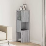 Casa si Gradina - Mobilier - Dulapuri si sifoniere - Dulapuri - Dulap de colt Alb 30,5x30x95cm Lemn compozit - Infinity.ro