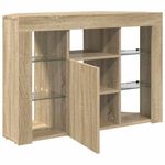 Casa si Gradina - Mobilier - Comode si corpuri - Comode - Sifonier LED pentru TV coltar Stejar Sonoma 102 x 40 x 68 cm - Infinity.ro