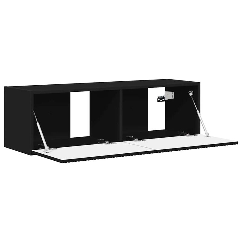 Casa si Gradina - Mobilier - Comode si corpuri - Comode - Dulap TV de perete Negru 60 x 31 x 29.5 cm Lemn compozit - Infinity.ro