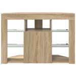 Casa si Gradina - Mobilier - Comode si corpuri - Comode - Sifonier LED pentru TV coltar Stejar Sonoma 102 x 40 x 68 cm - Infinity.ro