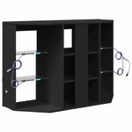 Casa si Gradina - Mobilier - Comode si corpuri - Comode - Sifonier LED pentru TV coltar Pe perete Negru 101 x 40 x 68 cm - Infinity.ro