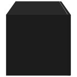 Casa si Gradina - Mobilier - Comode si corpuri - Comode - Dulap TV de perete Negru 60 x 31 x 29.5 cm Lemn compozit - Infinity.ro