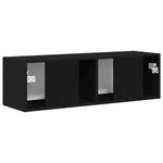 Casa si Gradina - Mobilier - Comode si corpuri - Comode - Dulap TV de perete Negru 60 x 31 x 29.5 cm Lemn compozit - Infinity.ro