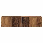 Casa si Gradina - Mobilier - Comode si corpuri - Comode - Dulap TV de perete Pe perete 2 pcs Lemn Vechi 60 x 31 x 29.5 cm - Infinity.ro