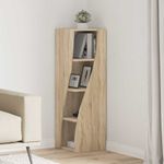 Casa si Gradina - Mobilier - Dulapuri si sifoniere - Dulapuri - Dulap de colt Alb 32x32x102cm Lemn compozit - Infinity.ro