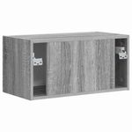 Casa si Gradina - Mobilier - Comode si corpuri - Comode - Dulap TV de perete Gri Sonoma 60 x 31 x 29.5 cm Lemn compozit - Infinity.ro