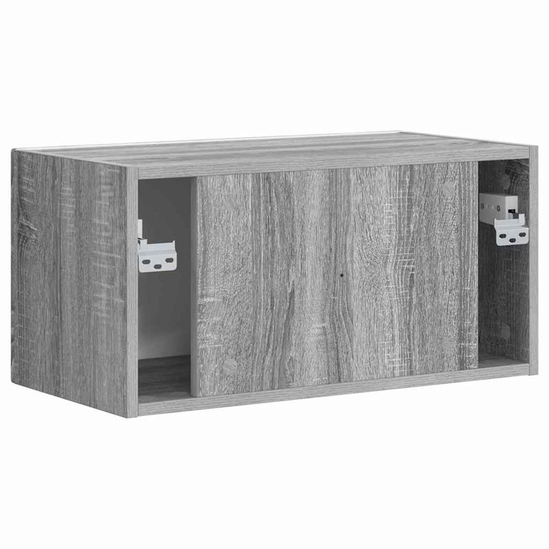Casa si Gradina - Mobilier - Comode si corpuri - Comode - Dulap TV de perete Gri Sonoma 60 x 31 x 29.5 cm Lemn compozit - Infinity.ro