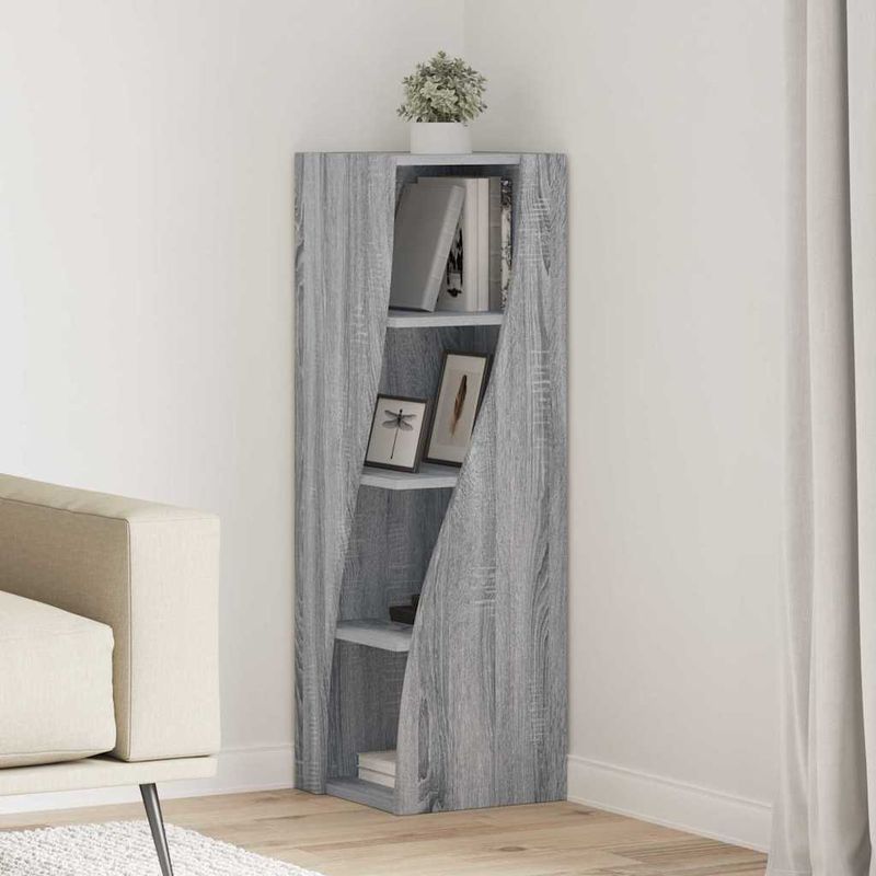 Casa si Gradina - Mobilier - Dulapuri si sifoniere - Dulapuri - Dulap de colt Alb 32x32x102cm Lemn compozit - Infinity.ro