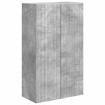 Casa si Gradina - Mobilier - Comode si corpuri - Comode - Dulap TV de perete Pe perete Gri din beton 59,5 x 31 x 100 cm - Infinity.ro