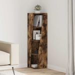 Casa si Gradina - Mobilier - Dulapuri si sifoniere - Dulapuri - Dulap de colt Alb 27,5x27x102cm Lemn compozit - Infinity.ro