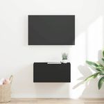 Casa si Gradina - Mobilier - Comode si corpuri - Comode - Dulap TV de perete Negru 60 x 31 x 29.5 cm Lemn compozit - Infinity.ro