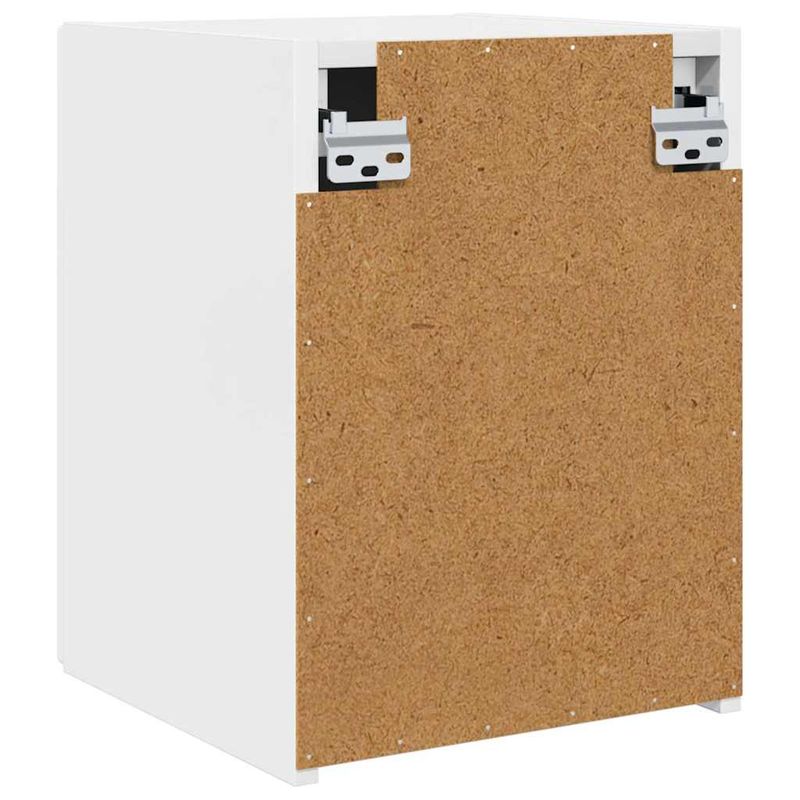 Casa si Gradina - Mobilier - Comode si corpuri - Comode - Dulap TV de perete Pe perete 2 pcs Alb Lucios 30 x 31 x 40 cm - Infinity.ro
