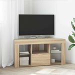 Casa si Gradina - Mobilier - Comode si corpuri - Comode - Sifonier LED pentru TV coltar Stejar Sonoma 102 x 40 x 50 cm - Infinity.ro