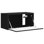 Casa si Gradina - Mobilier - Comode si corpuri - Comode - Dulap TV de perete Negru 60 x 31 x 29.5 cm Lemn compozit - Infinity.ro