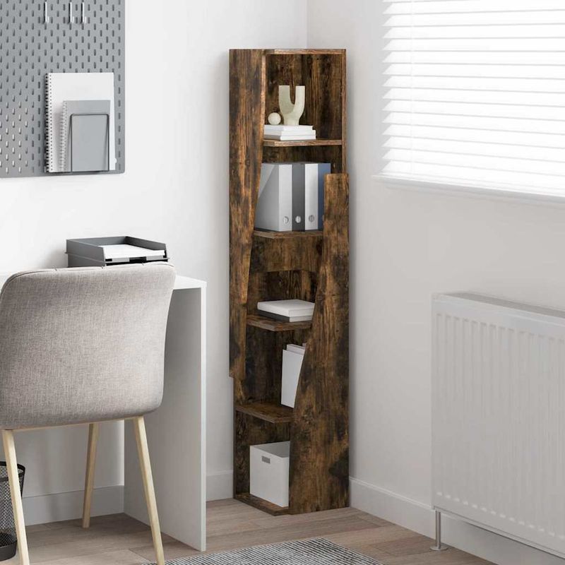 Casa si Gradina - Mobilier - Dulapuri si sifoniere - Dulapuri - Dulap de colt Alb 27,5x27x140cm Lemn compozit - Infinity.ro