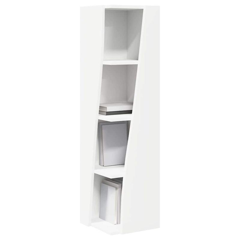 Casa si Gradina - Mobilier - Dulapuri si sifoniere - Dulapuri - Dulap de colt Alb 27,5x27x102cm Lemn compozit - Infinity.ro