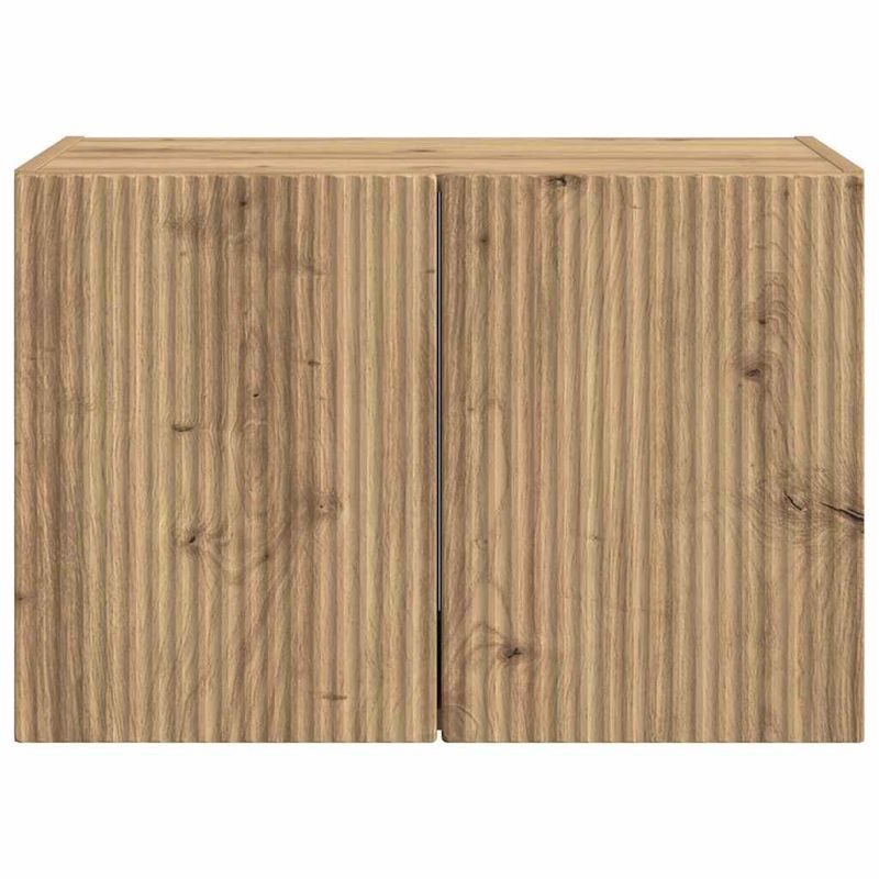 Casa si Gradina - Mobilier - Comode si corpuri - Comode - Dulap TV de perete Pe perete Stejar Artizanal 59,5 x 31 x 40 cm - Infinity.ro