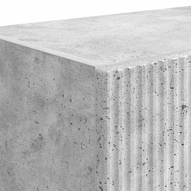 Casa si Gradina - Mobilier - Comode si corpuri - Comode - Dulap TV de perete Pe perete Gri din beton 59,5 x 31 x 100 cm - Infinity.ro