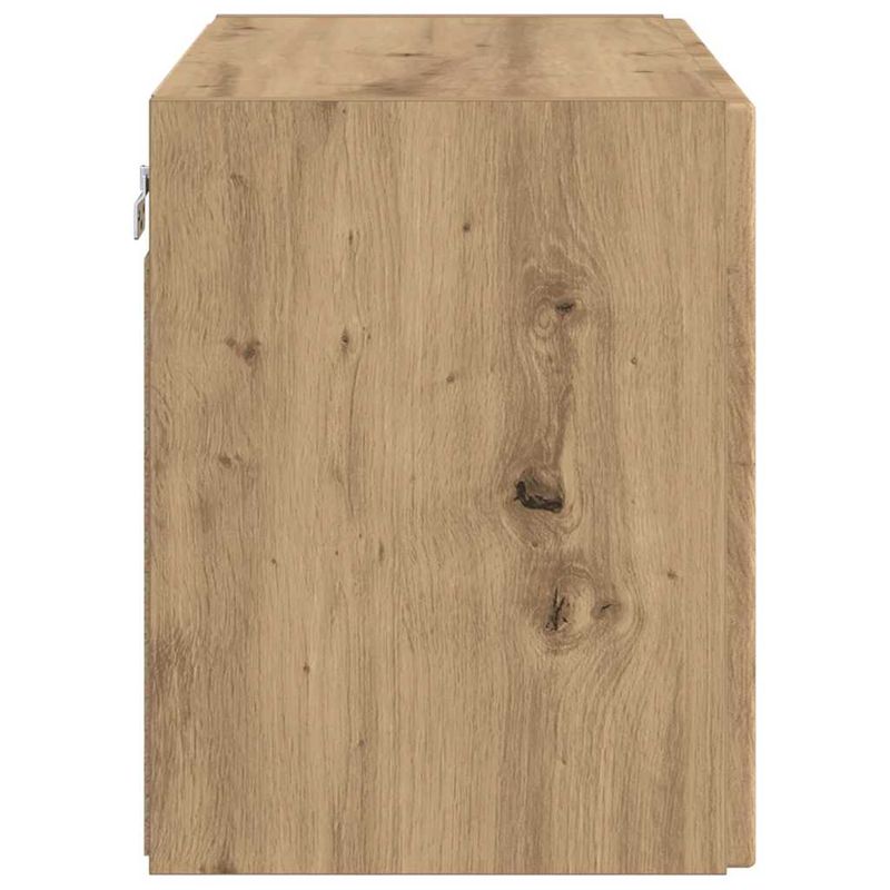 Casa si Gradina - Mobilier - Comode si corpuri - Comode - Dulap TV de perete Pe perete Stejar Artizanal 59,5 x 31 x 40 cm - Infinity.ro