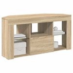Casa si Gradina - Mobilier - Comode si corpuri - Comode - Sifonier LED pentru TV coltar Stejar Sonoma 102 x 40 x 50 cm - Infinity.ro