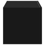 Casa si Gradina - Mobilier - Comode si corpuri - Comode - Dulap TV de perete Negru 60 x 31 x 29.5 cm Lemn compozit - Infinity.ro