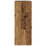 Casa si Gradina - Mobilier - Comode si corpuri - Comode - Dulap TV de perete Pe perete 2 pcs Lemn Vechi 30 x 31 x 80 cm - Infinity.ro