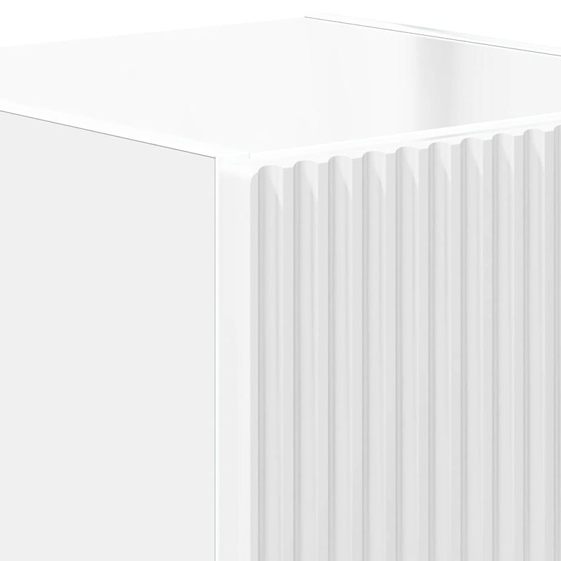 Casa si Gradina - Mobilier - Comode si corpuri - Comode - Dulap TV de perete Pe perete 2 pcs Alb Lucios 30 x 31 x 40 cm - Infinity.ro