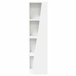 Casa si Gradina - Mobilier - Dulapuri si sifoniere - Dulapuri - Dulap de colt Alb 27,5x27x102cm Lemn compozit - Infinity.ro