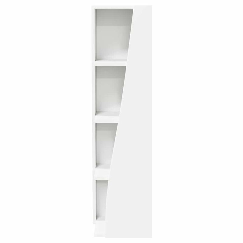 Casa si Gradina - Mobilier - Dulapuri si sifoniere - Dulapuri - Dulap de colt Alb 27,5x27x102cm Lemn compozit - Infinity.ro