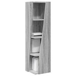 Casa si Gradina - Mobilier - Dulapuri si sifoniere - Dulapuri - Dulap de colt Alb 27,5x27x102cm Lemn compozit - Infinity.ro