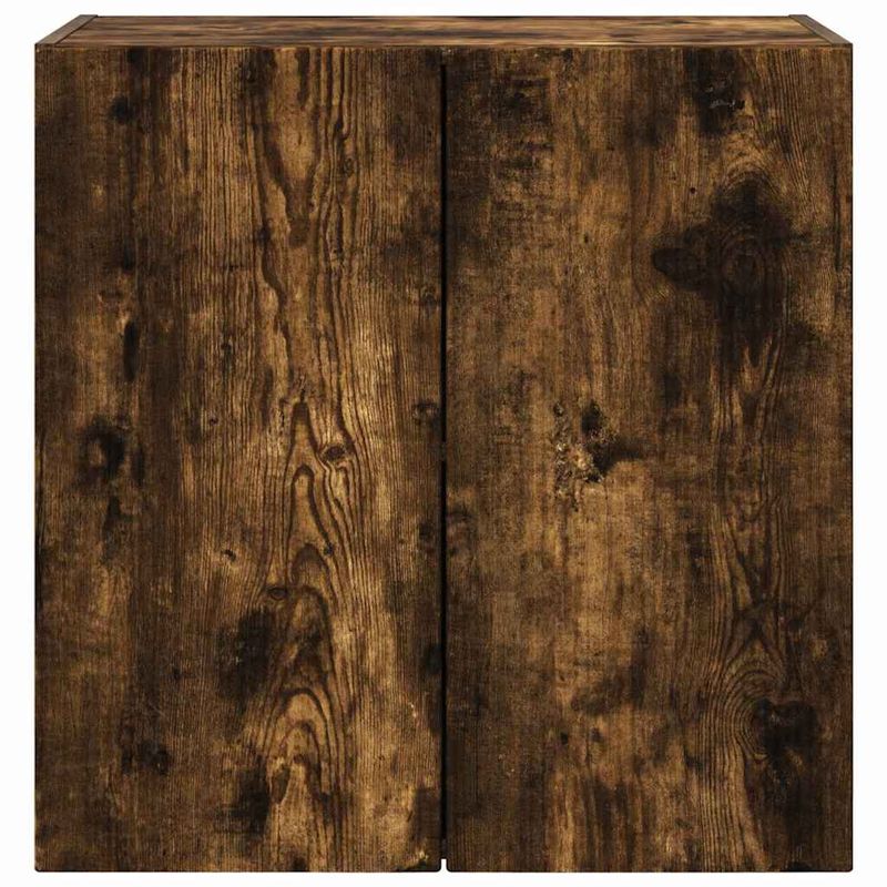 Casa si Gradina - Mobilier - Comode si corpuri - Comode - Dulap TV de perete Pe perete Stejar fumuriu 59,5 x 31 x 60 cm - Infinity.ro
