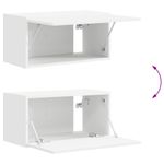 Casa si Gradina - Mobilier - Comode si corpuri - Comode - Dulap TV de perete 2 pcs Alb 60 x 31 x 29.5 cm Lemn compozit - Infinity.ro