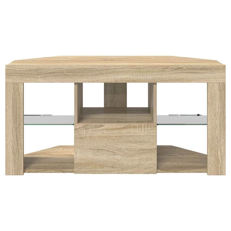Casa si Gradina - Mobilier - Comode si corpuri - Comode - Sifonier LED pentru TV coltar Stejar Sonoma 102 x 40 x 50 cm - Infinity.ro