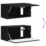 Casa si Gradina - Mobilier - Comode si corpuri - Comode - Dulap TV de perete Negru 60 x 31 x 29.5 cm Lemn compozit - Infinity.ro