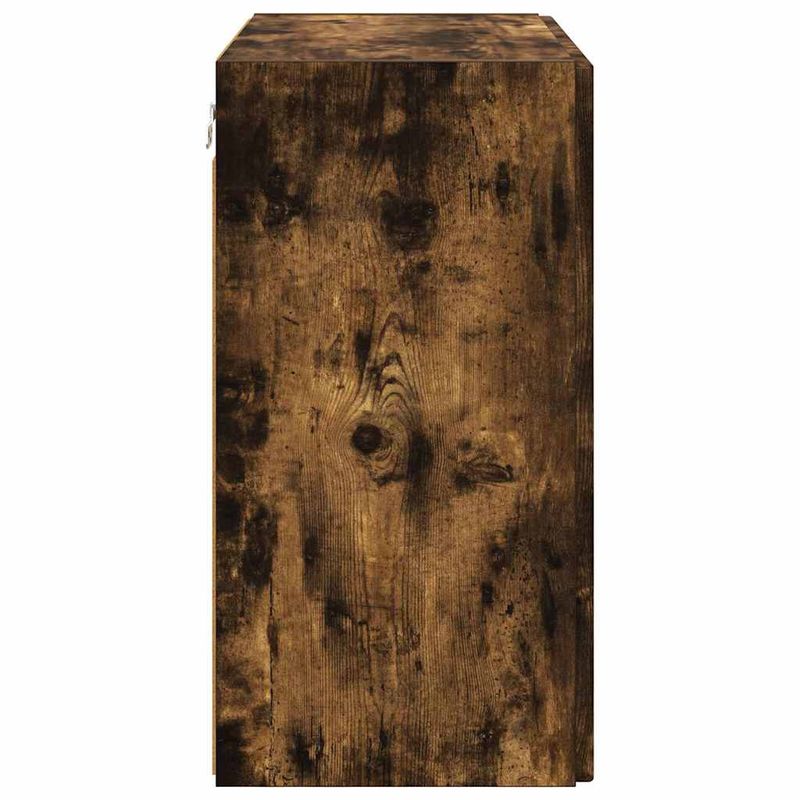 Casa si Gradina - Mobilier - Comode si corpuri - Comode - Dulap TV de perete Pe perete Stejar fumuriu 59,5 x 31 x 60 cm - Infinity.ro