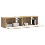 Casa si Gradina - Mobilier - Comode si corpuri - Comode - Dulap TV de perete 2 pcs Stejar artizanal 60 x 31 x 29.5 cm - Infinity.ro