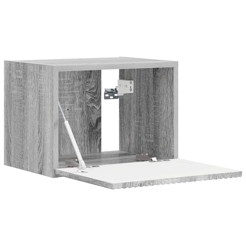 Casa si Gradina - Mobilier - Comode si corpuri - Comode - Dulap TV de perete Gri Sonoma 60 x 31 x 29.5 cm Lemn compozit - Infinity.ro